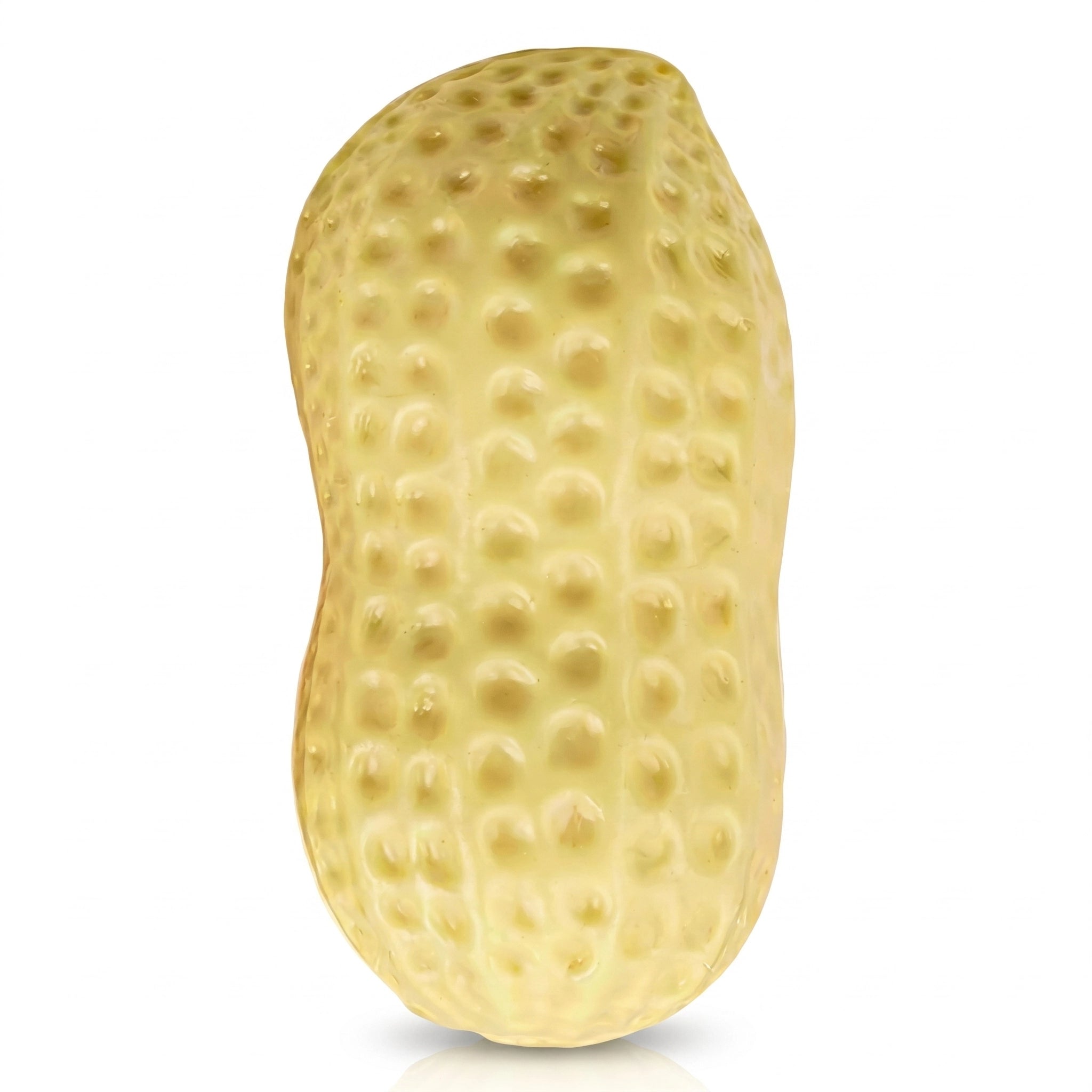 Big peanut squishy toy by MimiSquishy on white background