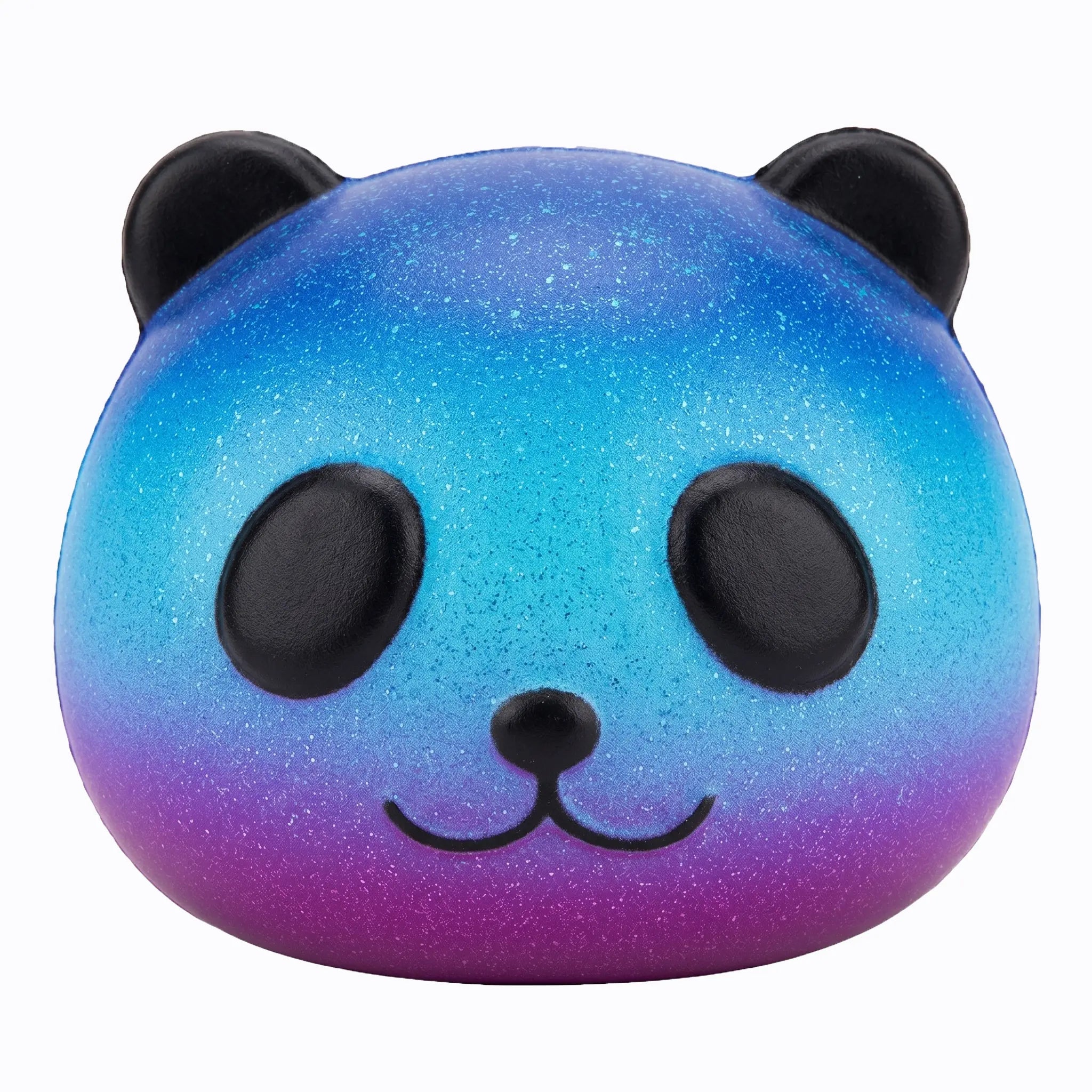 Galaxy panda squishy toy by MimiSquishy on white background