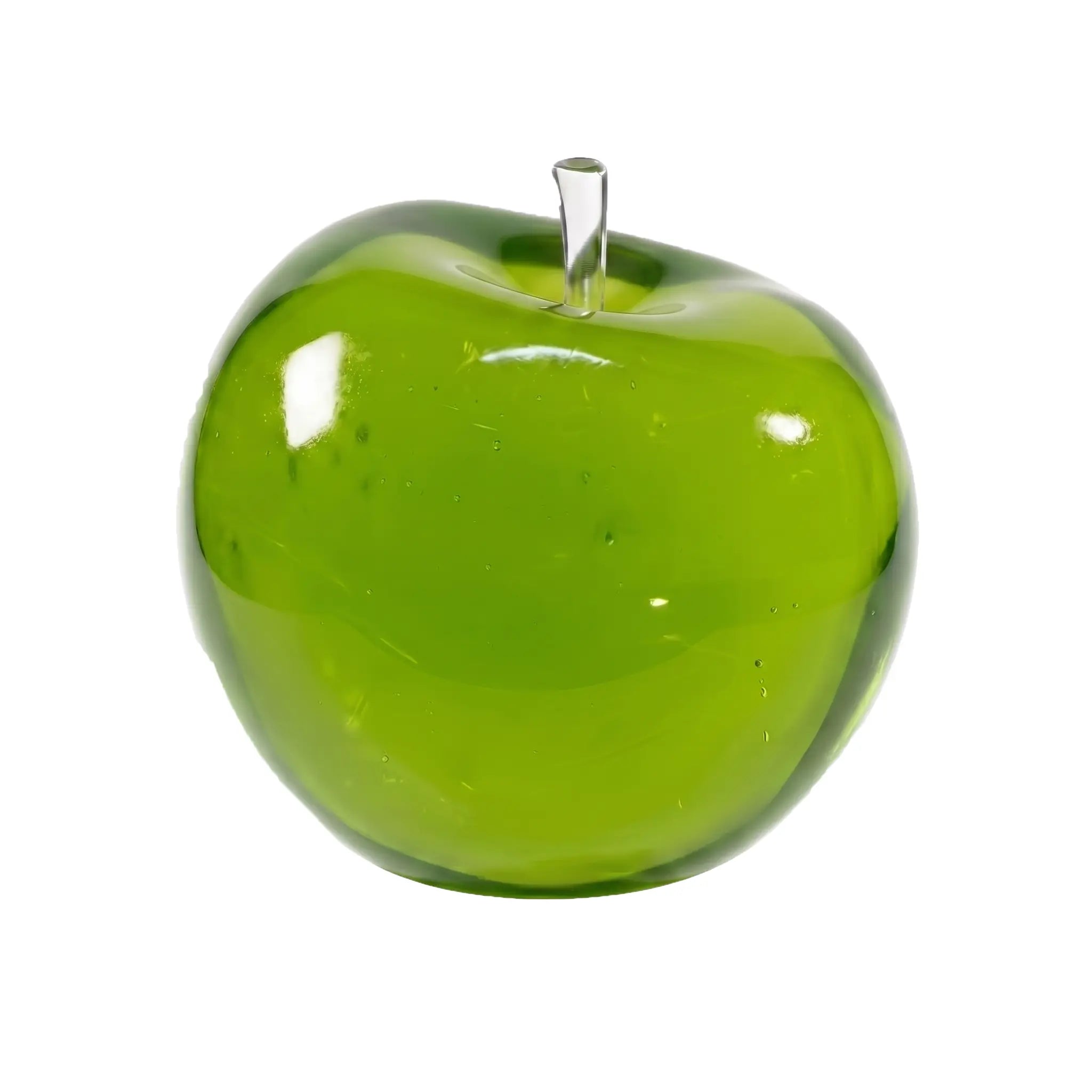 Green apple squishy toy by MimiSquishy on white background