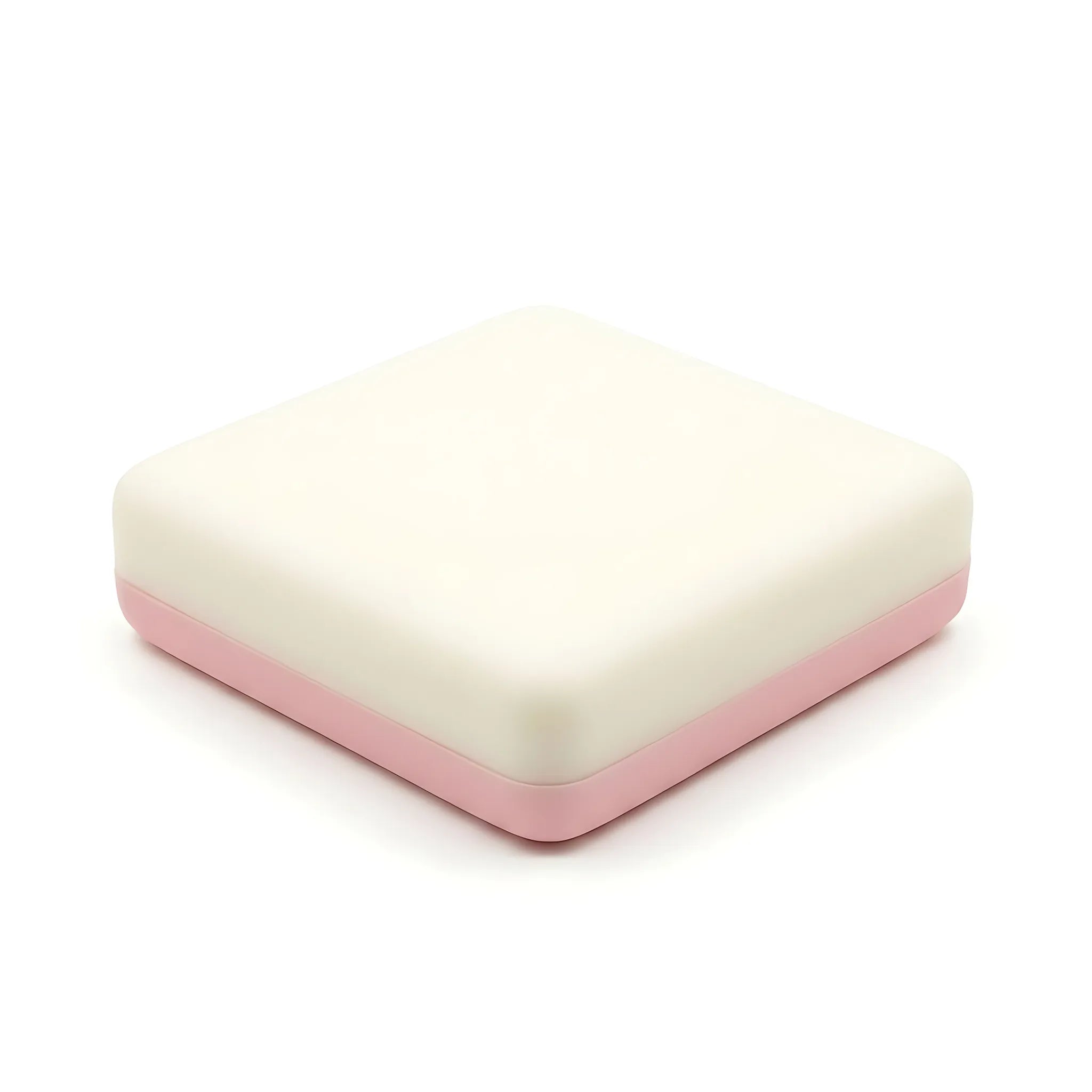 Sticky rice cake taba squishy toy by MimiSquishy on white background